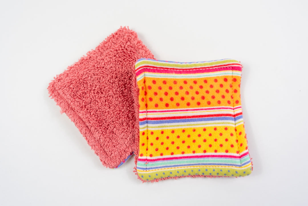 Reusable Makeup Wipes - Stripes and Dots