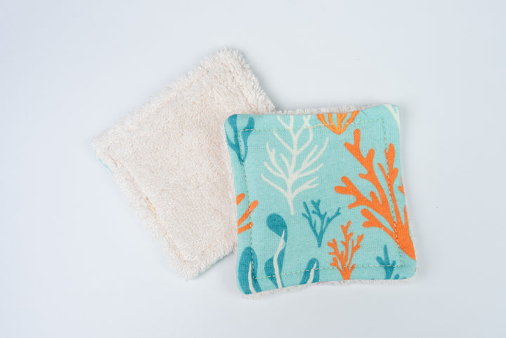 Reusable Makeup Wipes - Coral