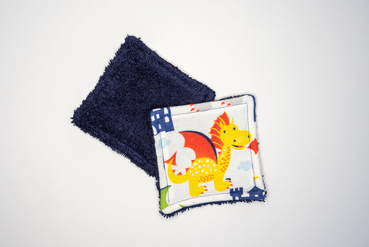 Reusable Makeup Wipes - Dragons