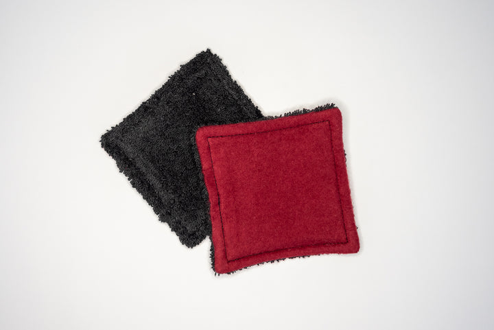 Reusable Makeup Wipes - Cranberry