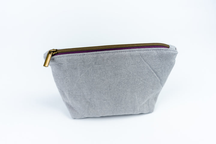 Medium Wedge Bag - Distressed Grey