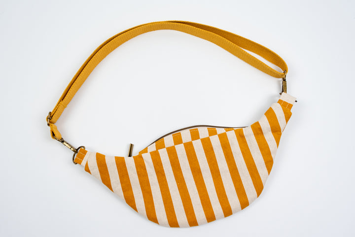 Mustard Stripe Fanny Pack