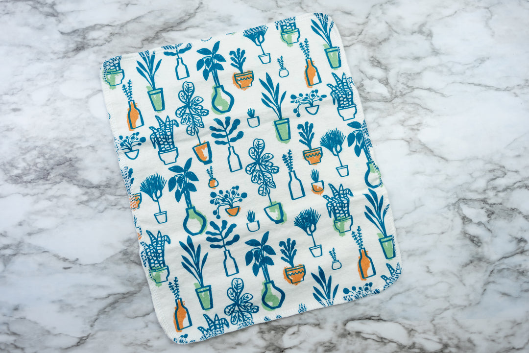 Paperless Towels - Teal House Plants