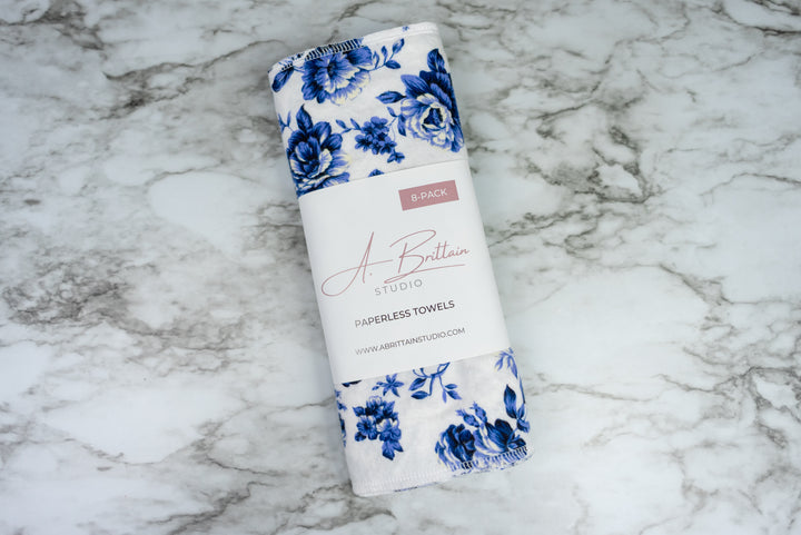 Paperless Towels - Blue Floral