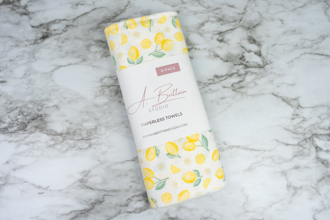 Paperless Towels - Dainty Lemons