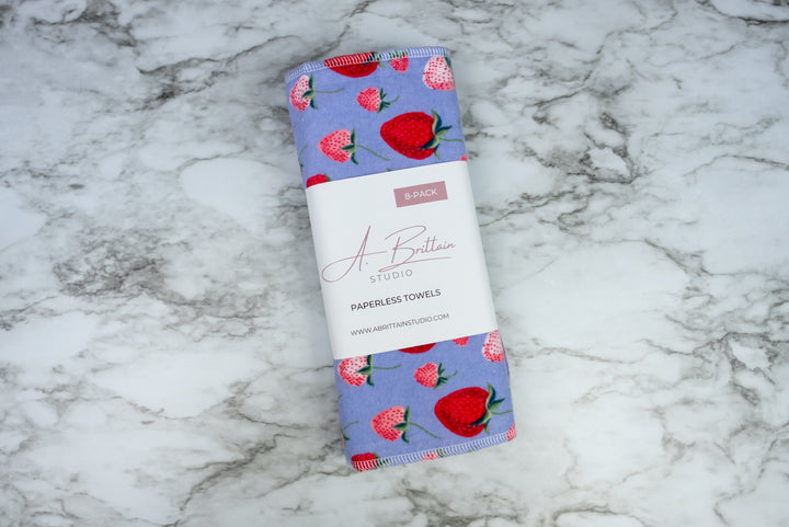 Paperless Towels - Lavender Strawberries