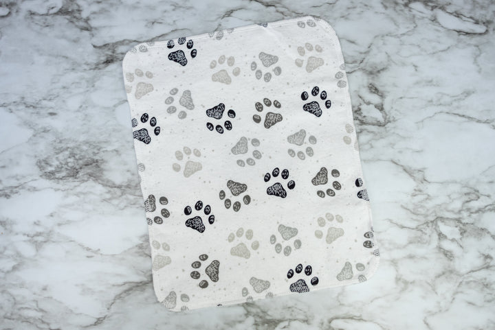 Paperless Towels - Black & Gray Paw Prints