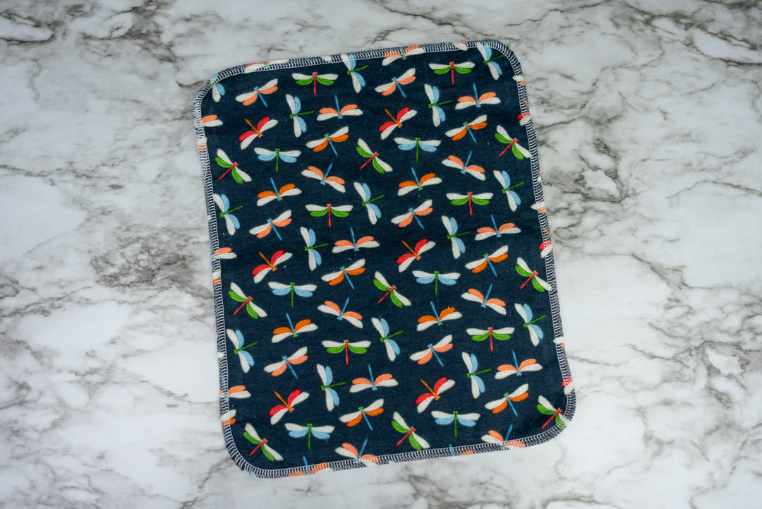 Paperless Towels - Navy Dragonflies