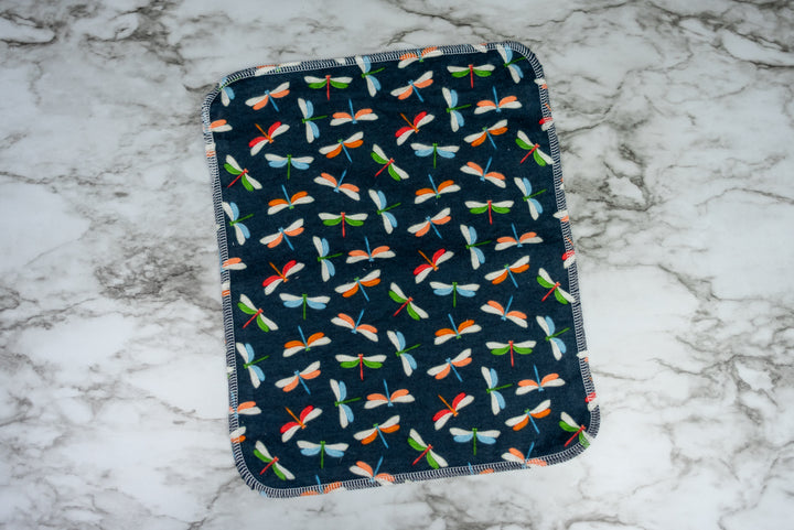 Paperless Towels - Navy Dragonflies