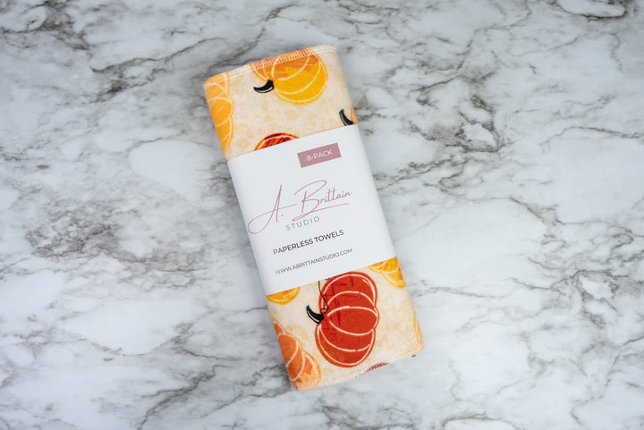 Paperless Towels - Fall Pumpkins