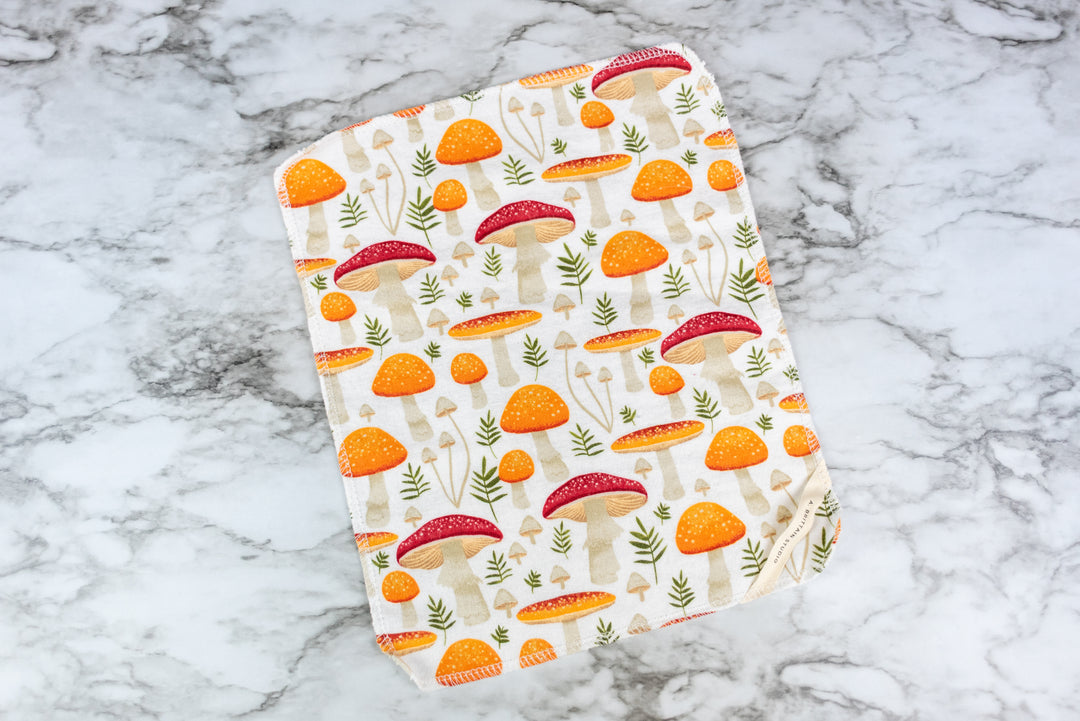 Paperless Towels - White Mushrooms