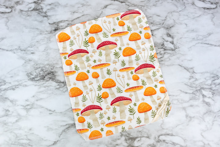 Paperless Towels - White Mushrooms