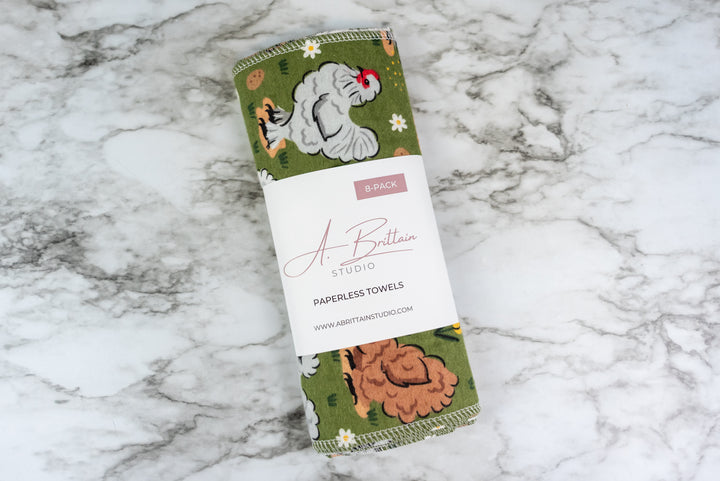 Paperless Towels - Fancy Chickens