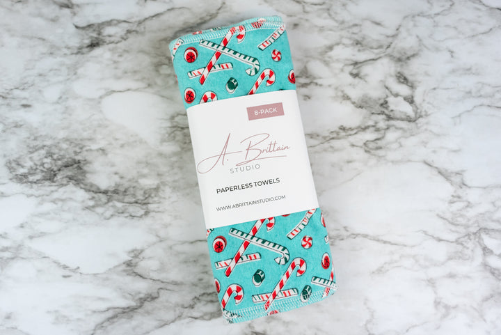 Paperless Towels - Peppermint Fun