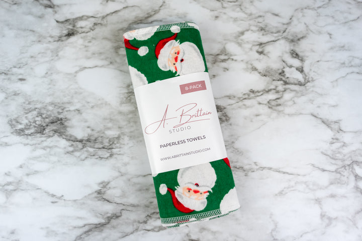 Paperless Towels - Jolly Ole Saint Nick