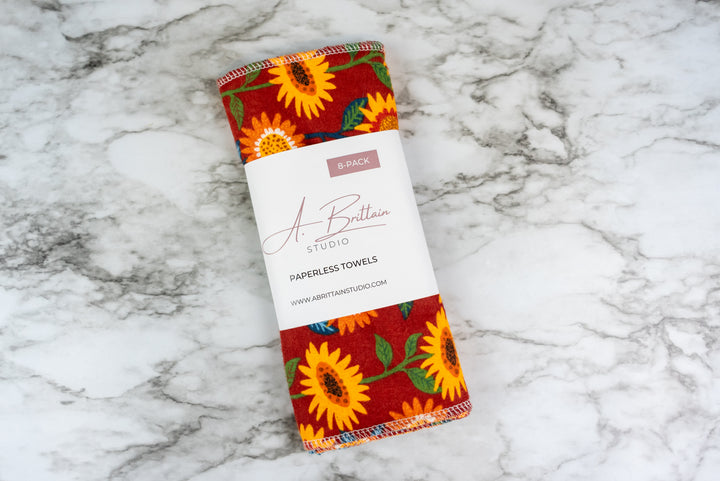Paperless Towels - Rusted Sunflowers