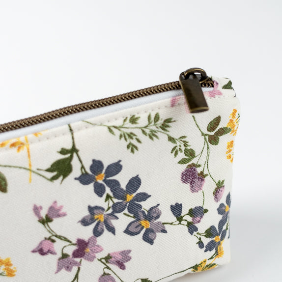 Small Wedge Bag -Watercolor Floral
