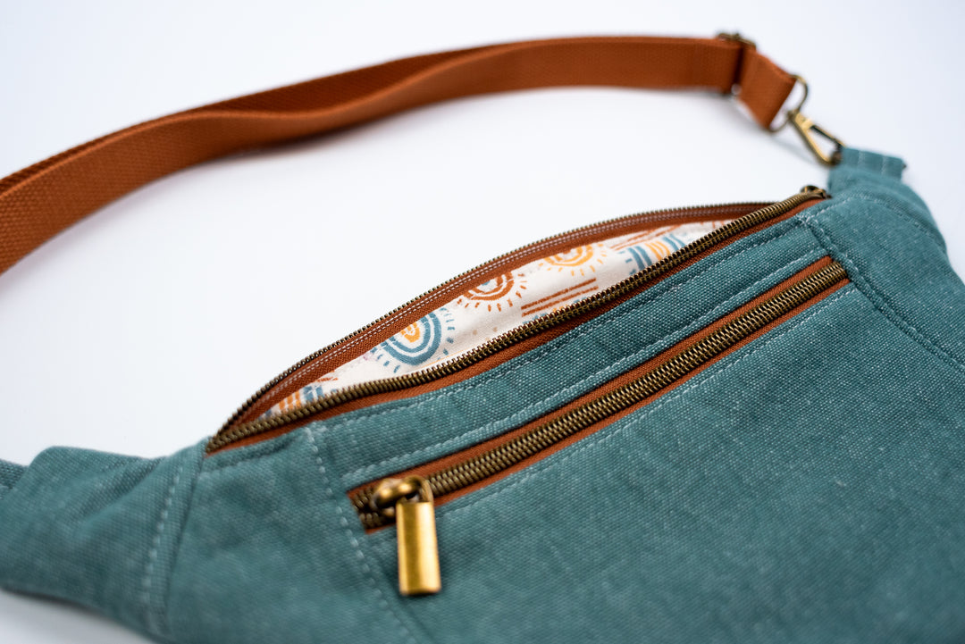 Teal Fanny Pack