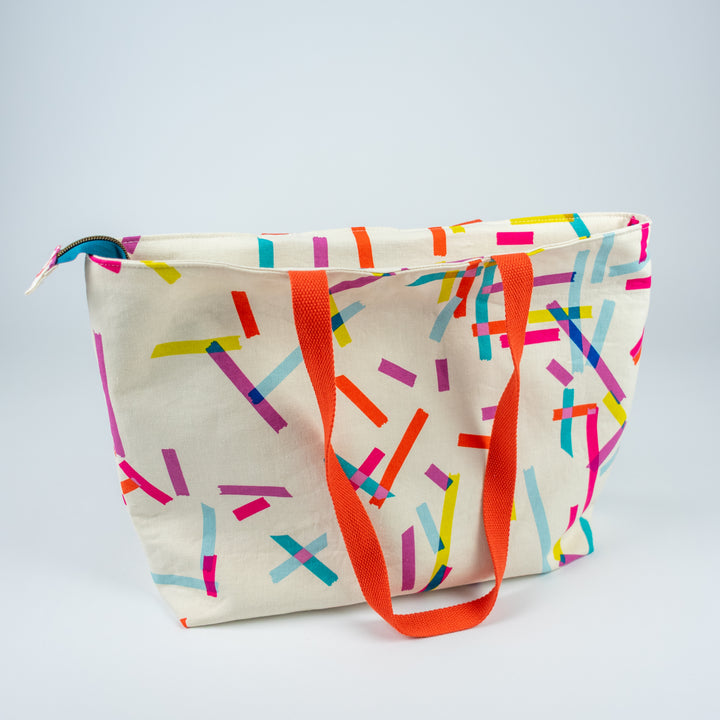 Pepin Tote - White Washi Tape