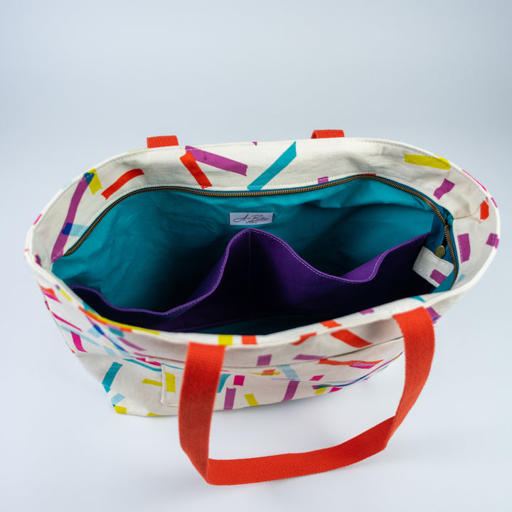 Pepin Tote - White Washi Tape