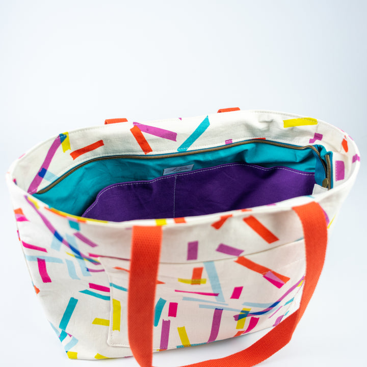 Pepin Tote - White Washi Tape