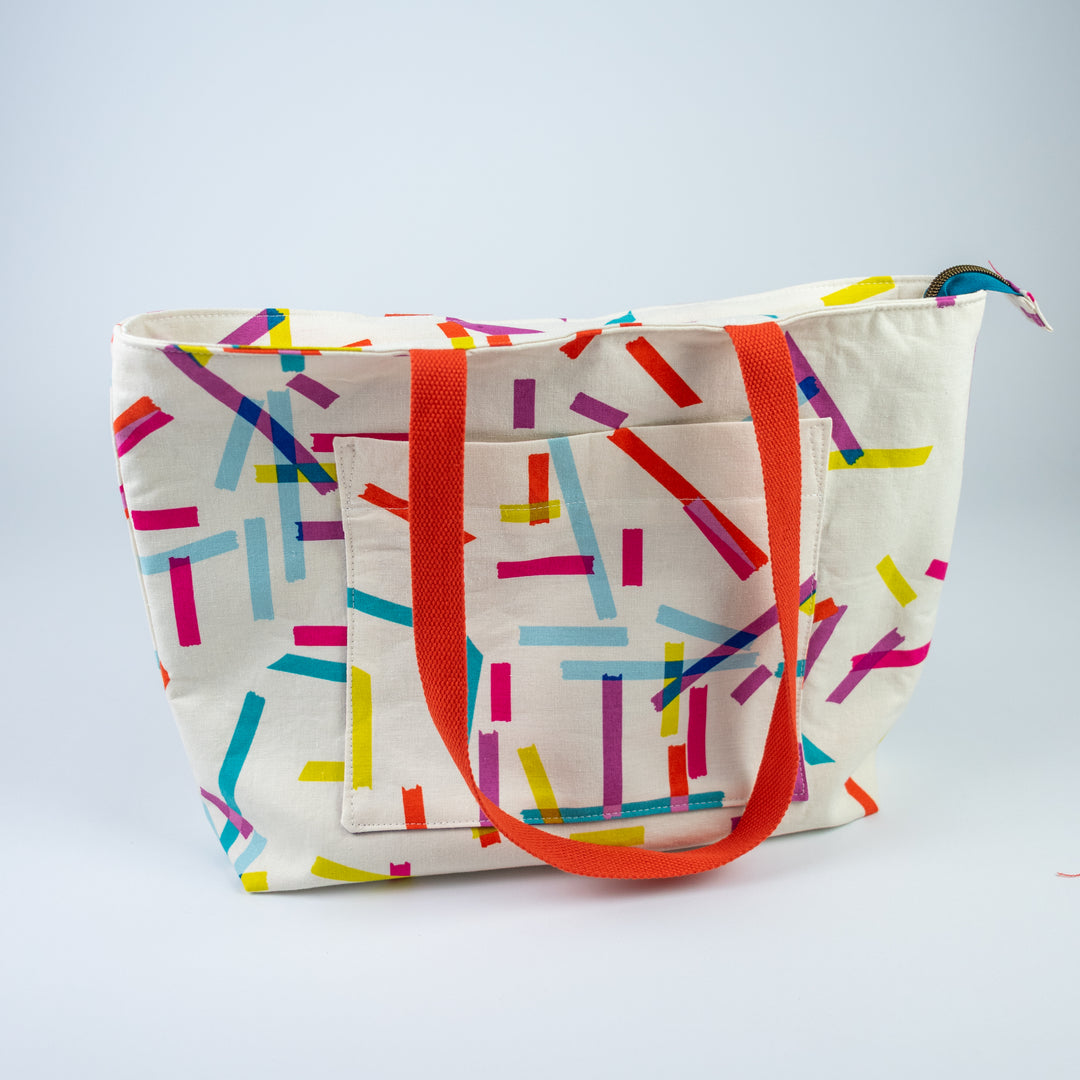 Pepin Tote - White Washi Tape