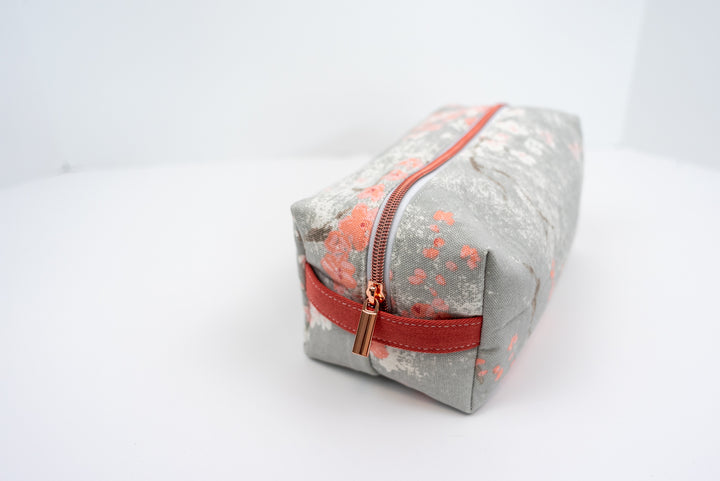 Large Blush Floral Boxy Bag