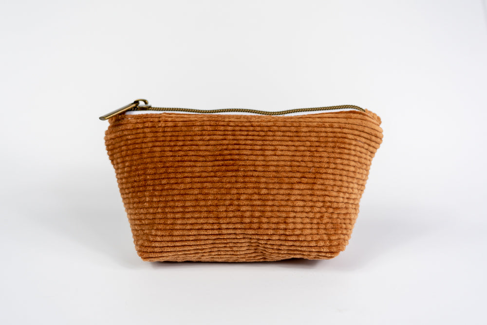 Extra Small Brown Corduroy Wedge Bag
