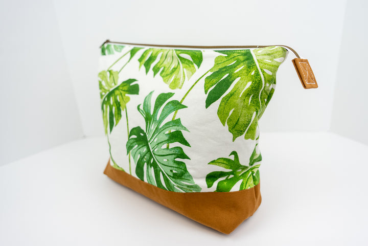 Extra Large Palm Leaf Wedge Bag