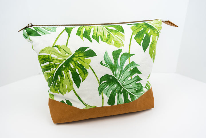 Extra Large Palm Leaf Wedge Bag