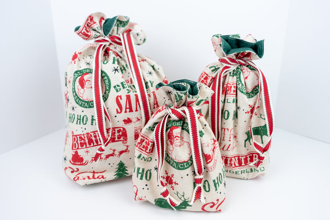 Reusable Fabric Gift Bags