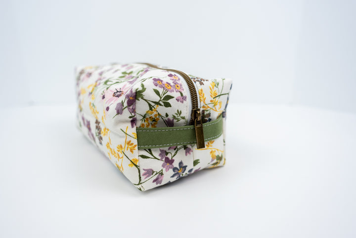 Large Watercolor Floral Boxy Bag