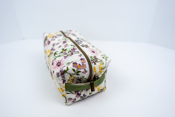 Large Watercolor Floral Boxy Bag