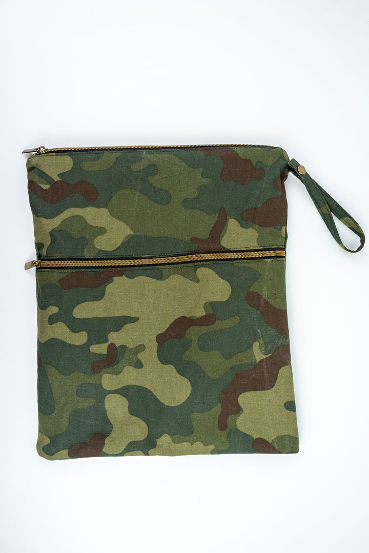 Large Camouflage Deluxe Wet/Dry Bag