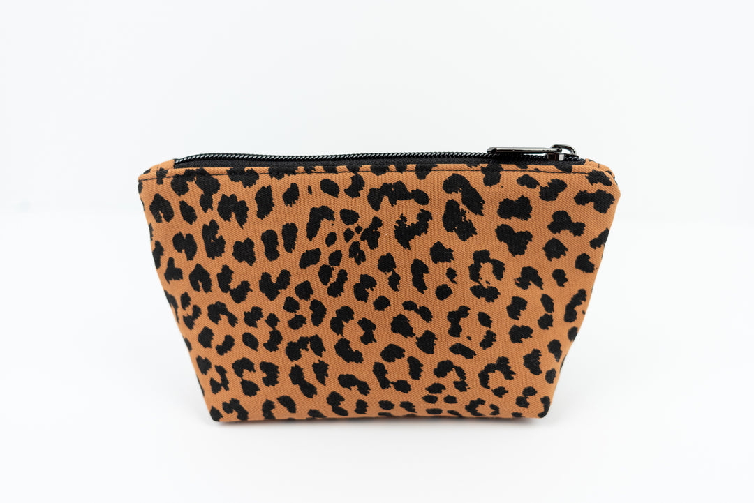 Small Wedge Bag - Leopard Denim
