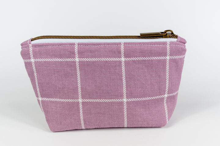 Extra Small Mauve Boxes Wedge Bag