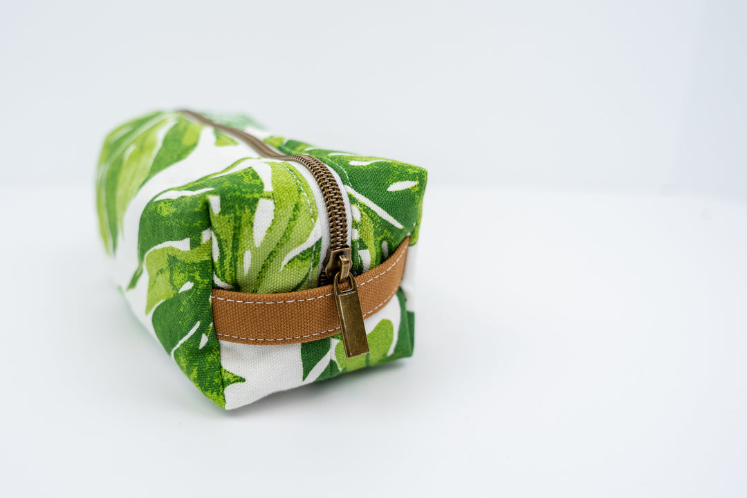 Medium Palm Leaf Boxy Bag