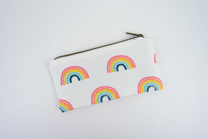 Pink Rainbows Pencil Pouch