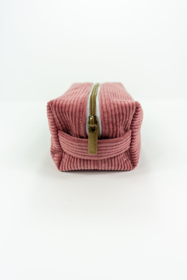 Large Pink Corduroy Boxy Bag