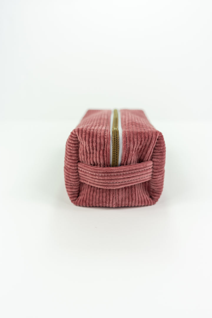 Large Pink Corduroy Boxy Bag