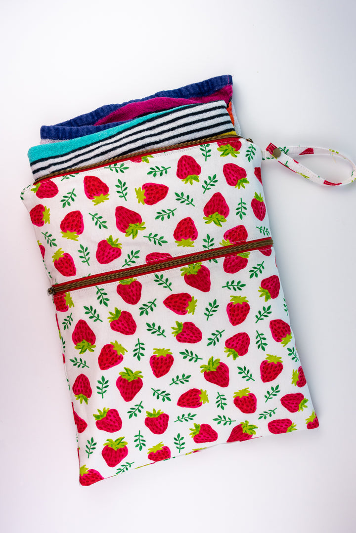 Large Strawberry Deluxe Wet/Dry Bag