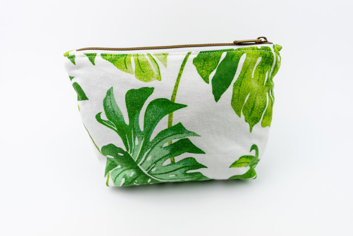 Small Palm Leaf Wedge Bag