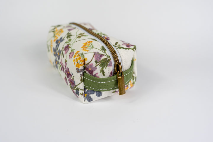 Small Watercolor Floral Boxy Bag
