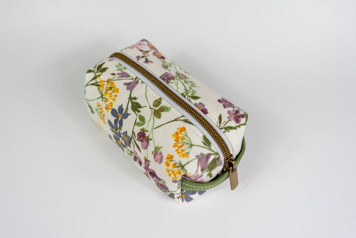 Small Watercolor Floral Boxy Bag