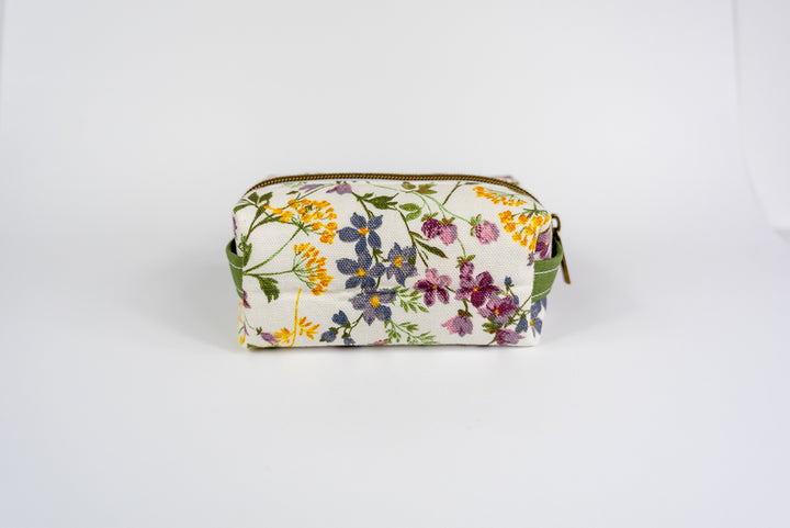Small Watercolor Floral Boxy Bag