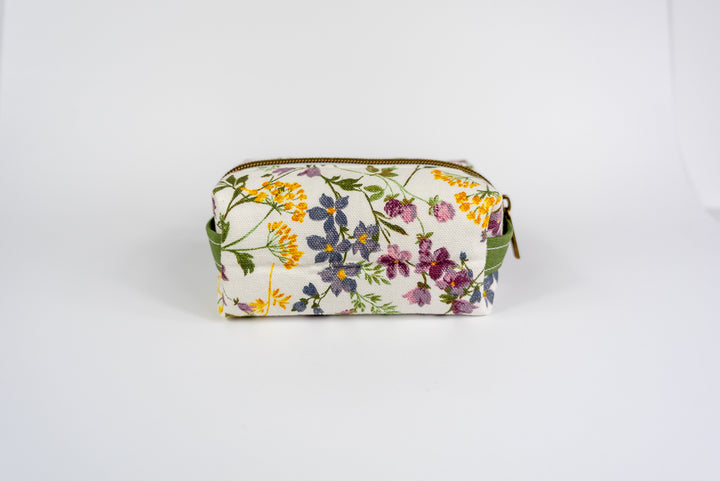 Small Watercolor Floral Boxy Bag
