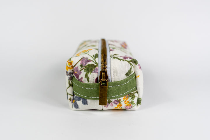 Small Watercolor Floral Boxy Bag