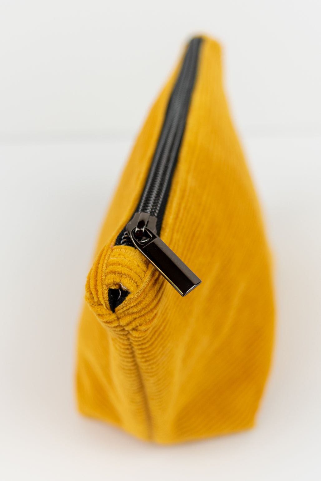 Small Yellow Corduroy Wedge Bag