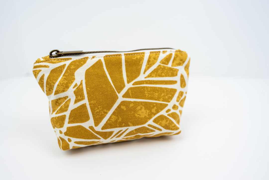Extra Small Yellow Leaves Wedge Bag
