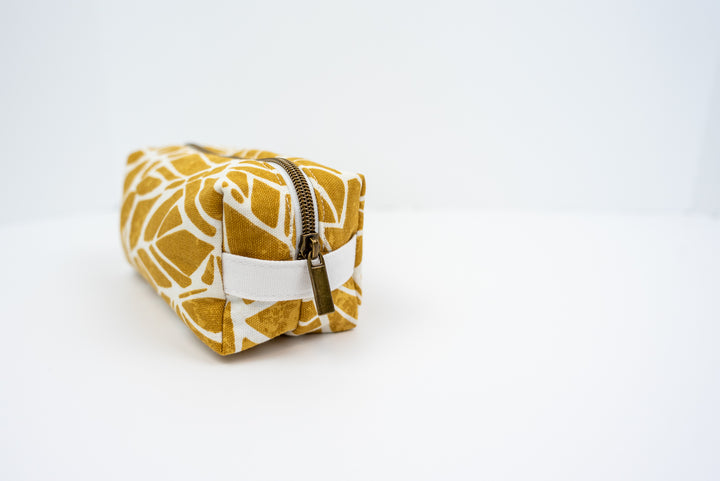 Medium Yellow Leaves Boxy Bag